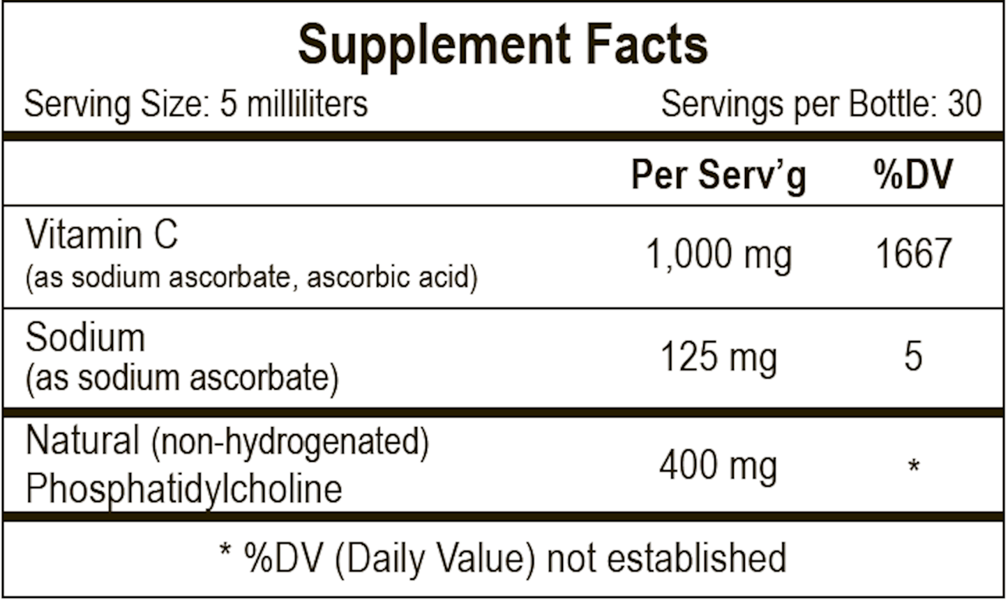Empirical Liposomal Vitamin C 5 oz - Ruti